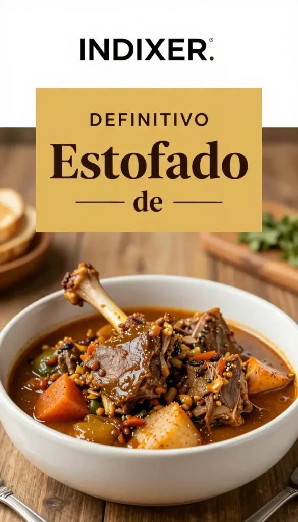 Estofado de Cordero con Verduras y Hierbas Aromáticas - Carne de Res y Cordero - Indixer