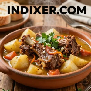 Estofado de Ternera con Verduras y Patatas - Tarjeta de Receta