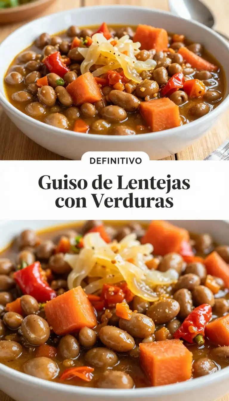 Lentejas Estofadas con Verduras - Comidas Económicas - Indixer