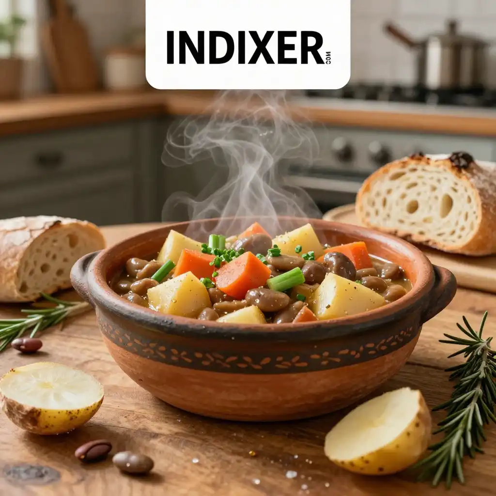 Lentejas Estofadas con Verduras plato terminado