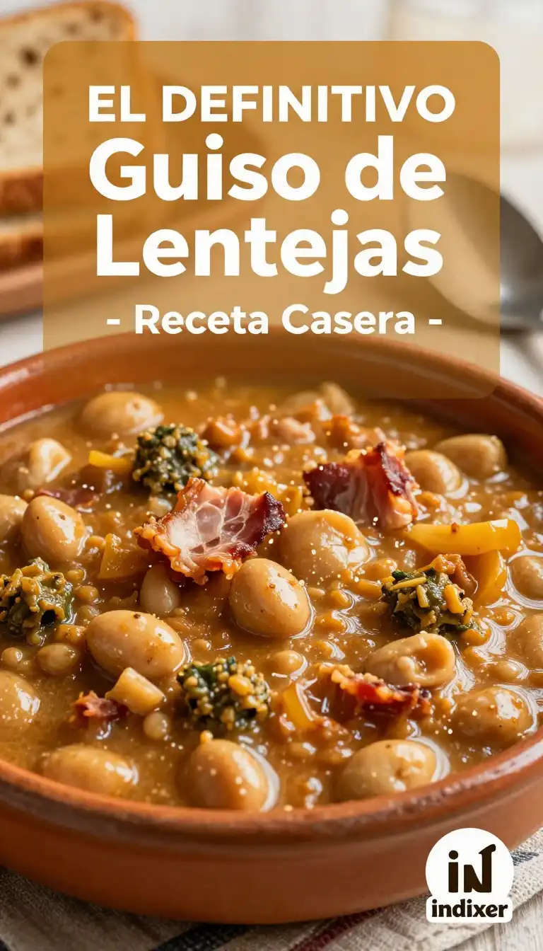 Lentejas Guisadas con Verduras - Comidas Económicas - Indixer