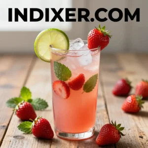 Limonada de Fresa y Albahaca - Tarjeta de Receta