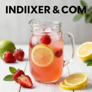 Limonada Refrescante de Fresa y Albahaca - Tarjeta de Receta