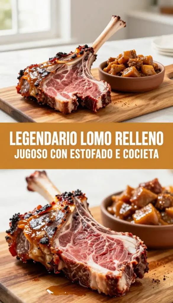 Lomo de Res Relleno con Estofado de Cordero - Carne de Res y Cordero - Indixer