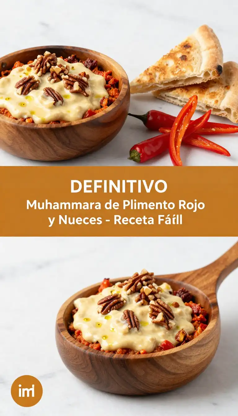 Muhammara de Pimiento Rojo y Nueces - Aperitivos y Salsas - Indixer
