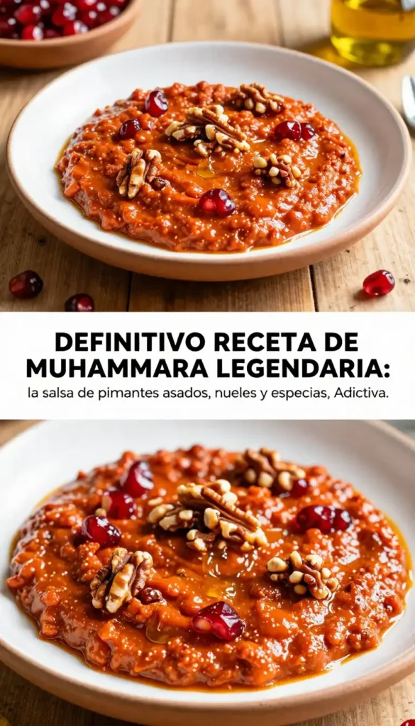 Muhammara de Pimientos Rojos y Nueces - Aperitivos y Salsas - Indixer