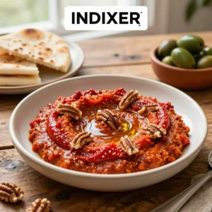 Muhammara de Pimientos Rojos y Nueces - Tarjeta de Receta