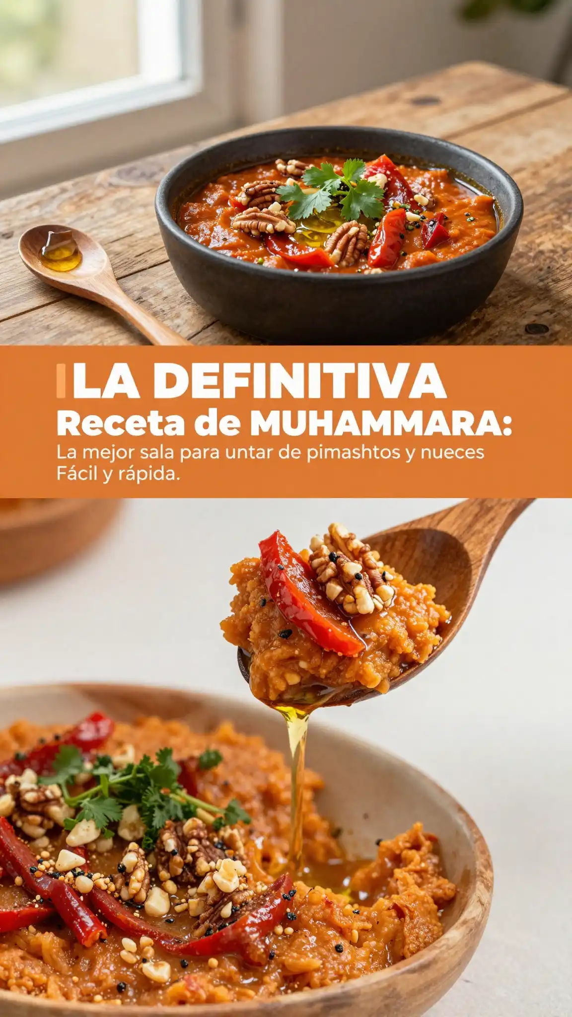 Muhammara de Pimientos y Nueces - Aperitivos y Salsas - Indixer