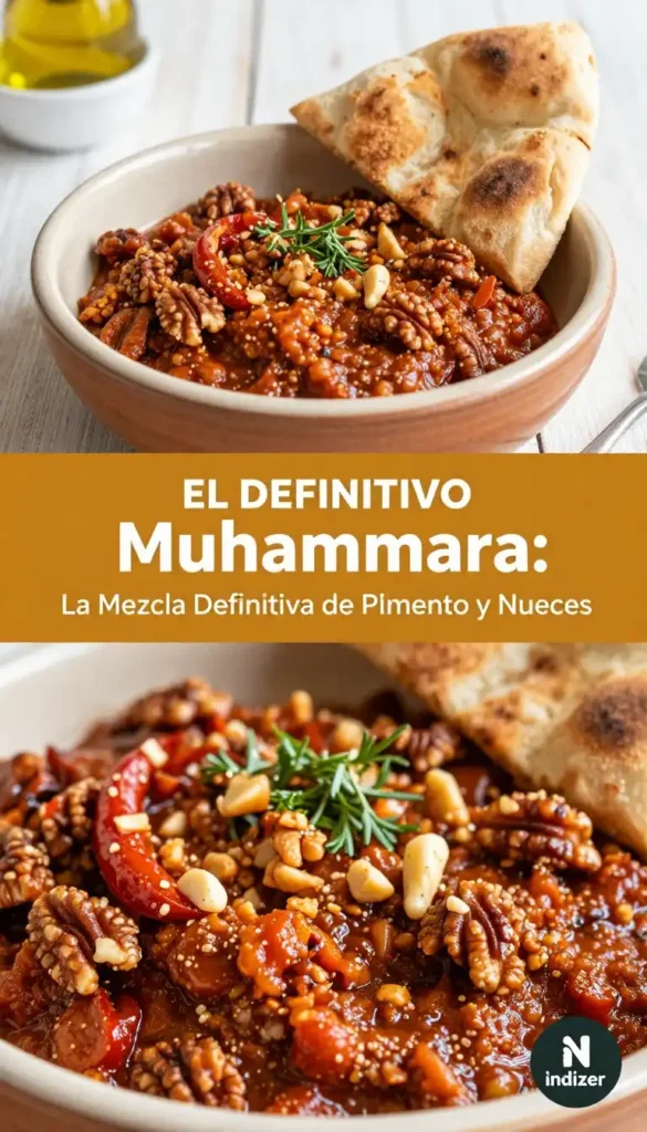Muhammara de Pimientos y Nueces - Aperitivos y Salsas - Indixer