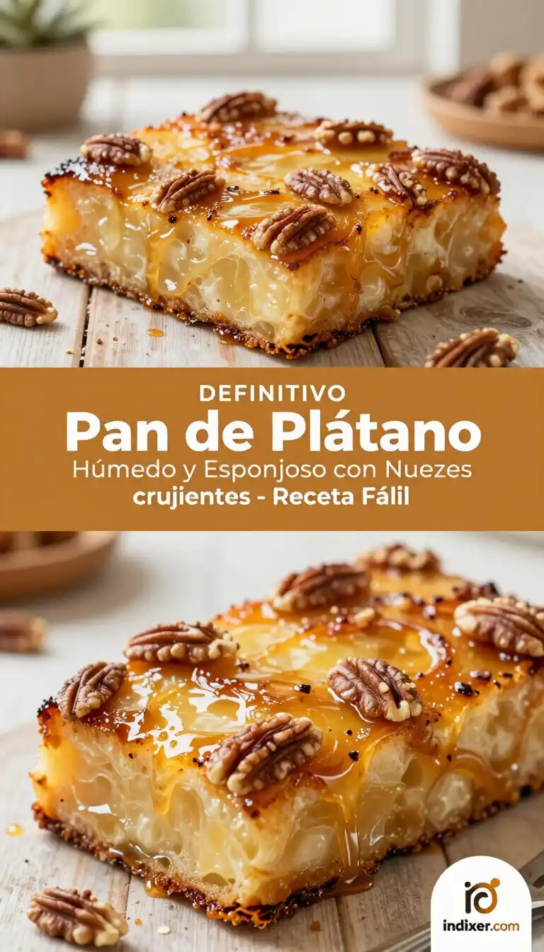 Pan de Plátano con Nueces - Pan y Repostería - Indixer