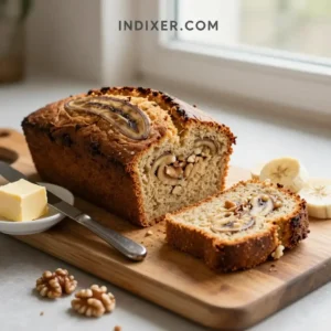 Pan de Plátano y Nueces - Tarjeta de Receta