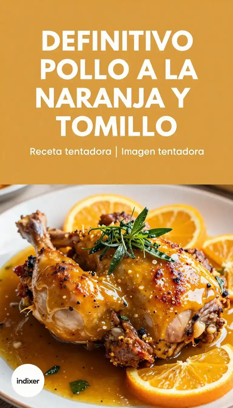 Pechuga de Pollo a la Naranja y Tomillo - Pollo y Aves - Indixer