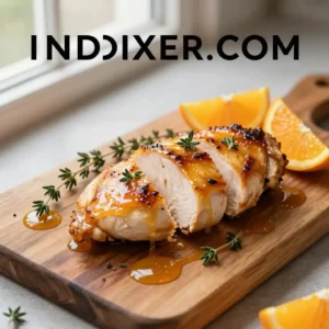 Pechuga de Pollo a la Naranja y Tomillo - Tarjeta de Receta