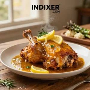 Pechuga de Pollo al Limón con Romero - Tarjeta de Receta