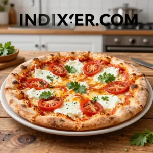 Pizza Capresse con Albahaca Fresca y Mozzarella Bufala - Tarjeta de Receta