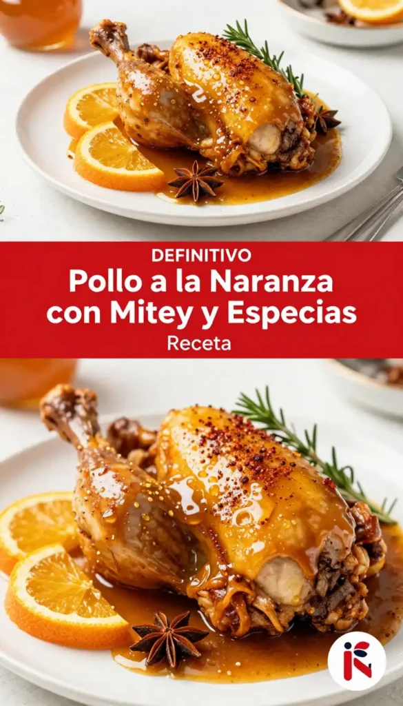 Pollo a la Naranja con Miel y Especias - Pollo y Aves - Indixer