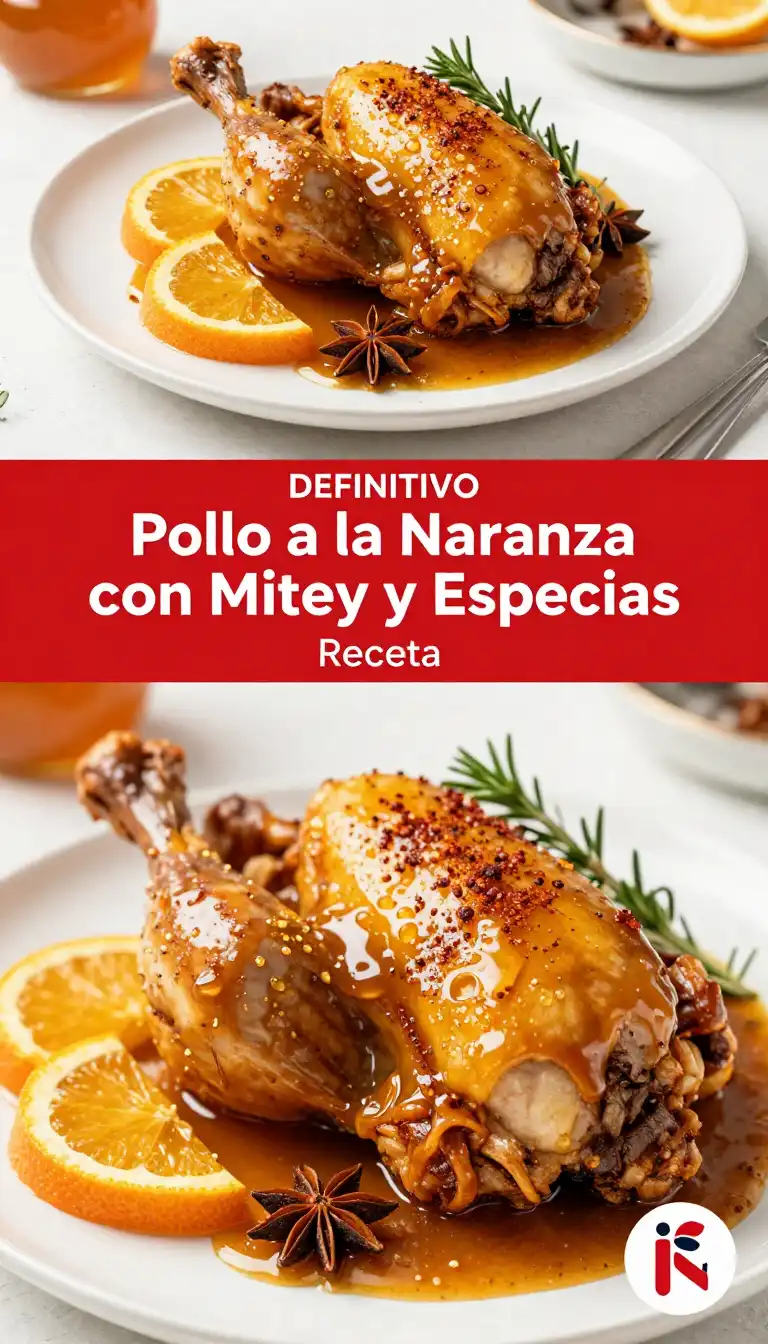 Pollo a la Naranja con Miel y Especias - Pollo y Aves - Indixer