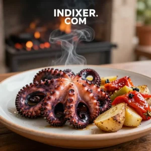 Pulpo a la Brasa con Pimentón - Tarjeta de Receta