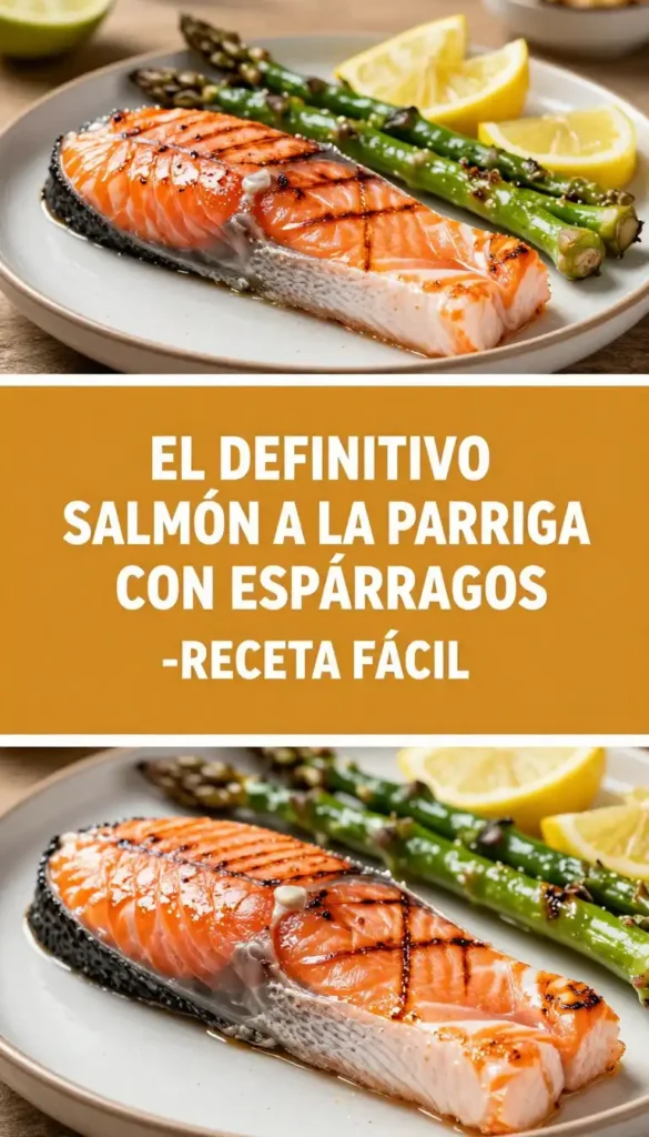 Salmón a la Parrilla con Espárragos Frescos - Recetas para Cena - Indixer