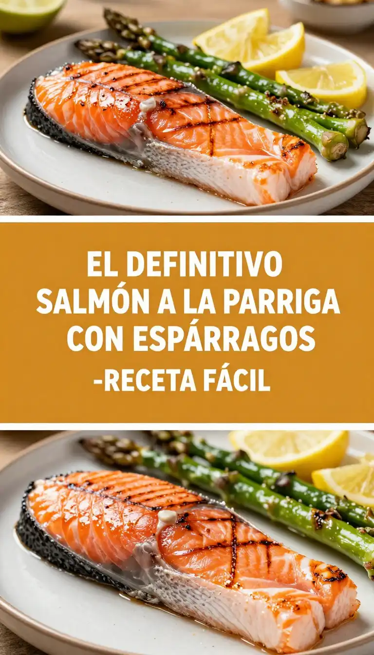 Salmón a la Parrilla con Espárragos Frescos - Recetas para Cena - Indixer
