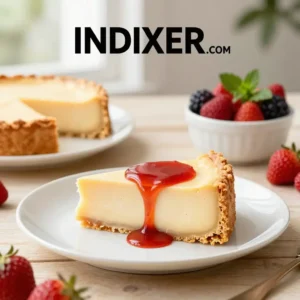 Tarta de Queso con Frutos Rojos - Tarjeta de Receta