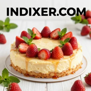 Tarta de Queso y Frutos Rojos - Tarjeta de Receta