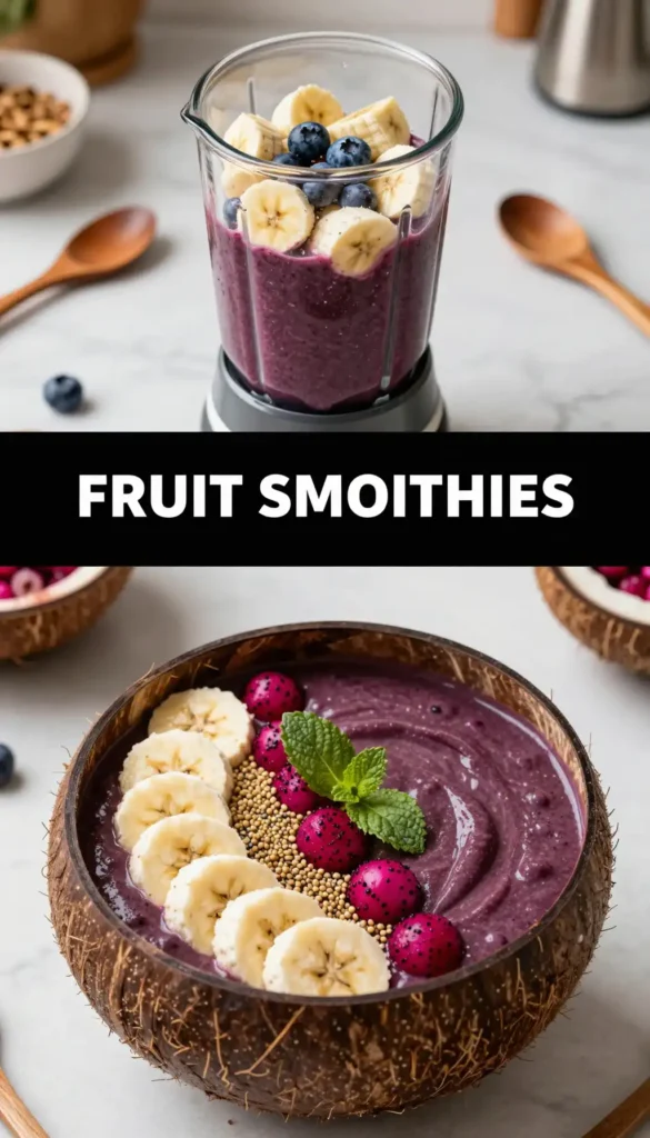 Acai Banana Bowl Smoothie