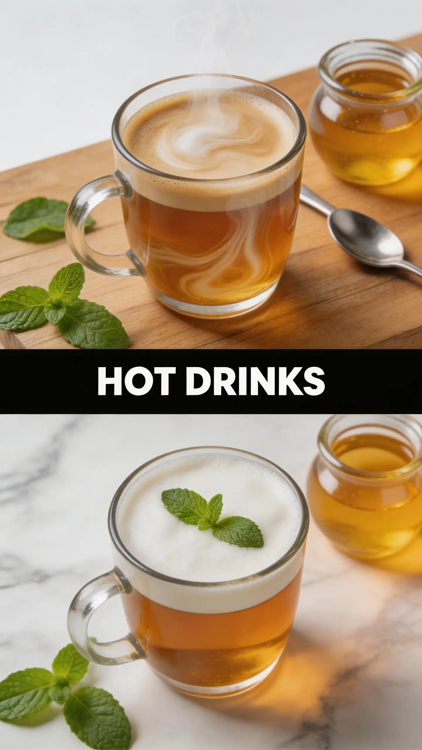 Algerian Mint Tea Latte pinterest pin