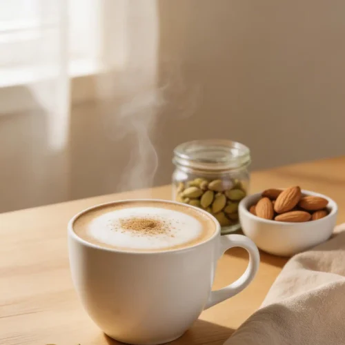 Cozy Homemade Almond Cardamom Latte Recipe Easy