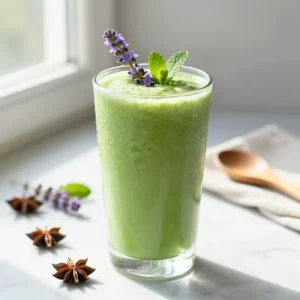 Anise Hyssop Green Smoothie for Glowing Skin