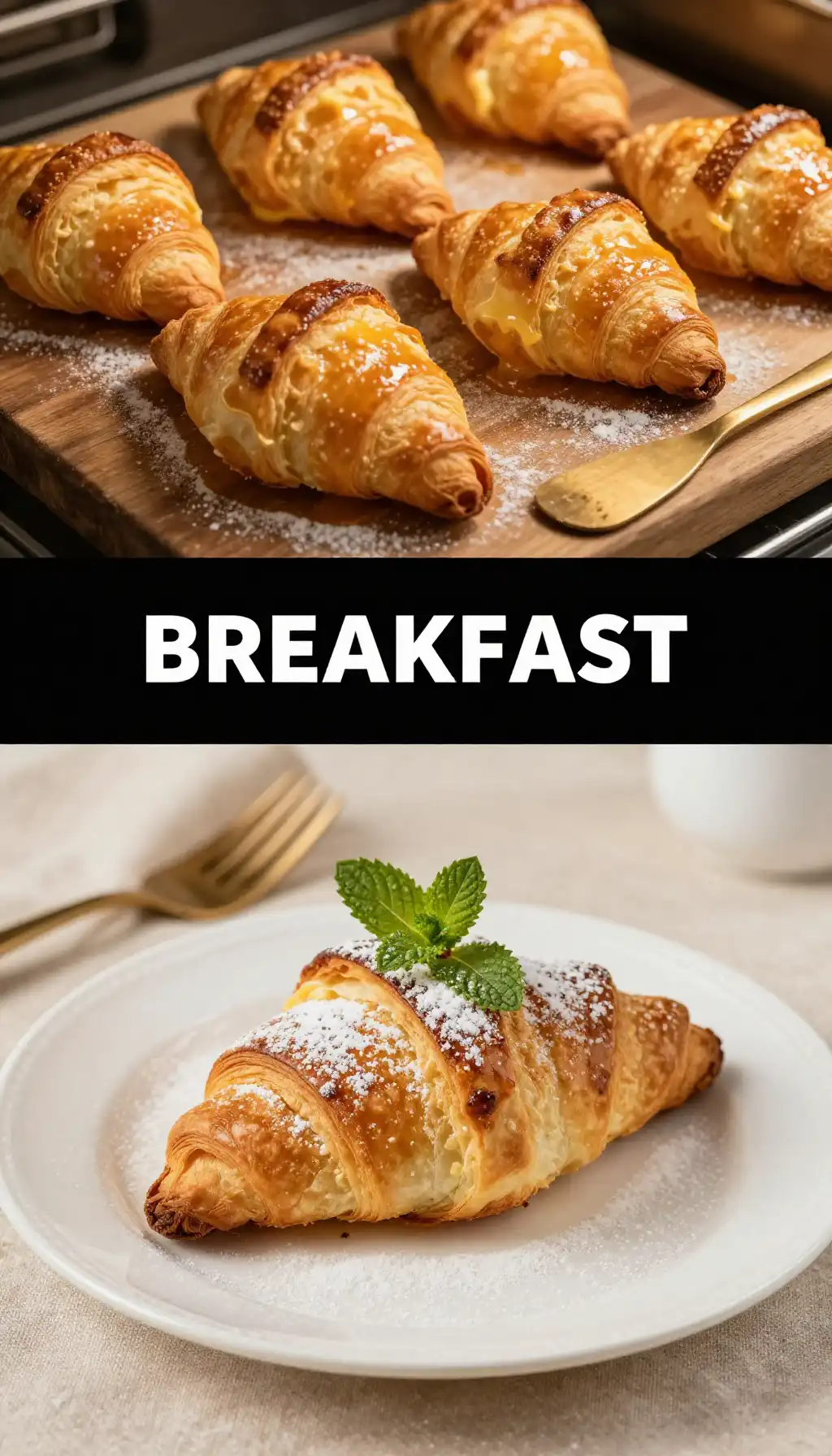 Argentinian Medialunas Sweet Croissants pinterest pin