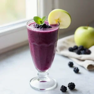 Immune-Boosting Aronia Berry Apple Smoothie