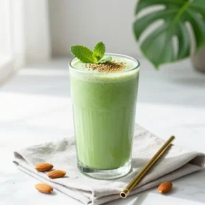 Immune-Boosting Ashwagandha Green Power Smoothie