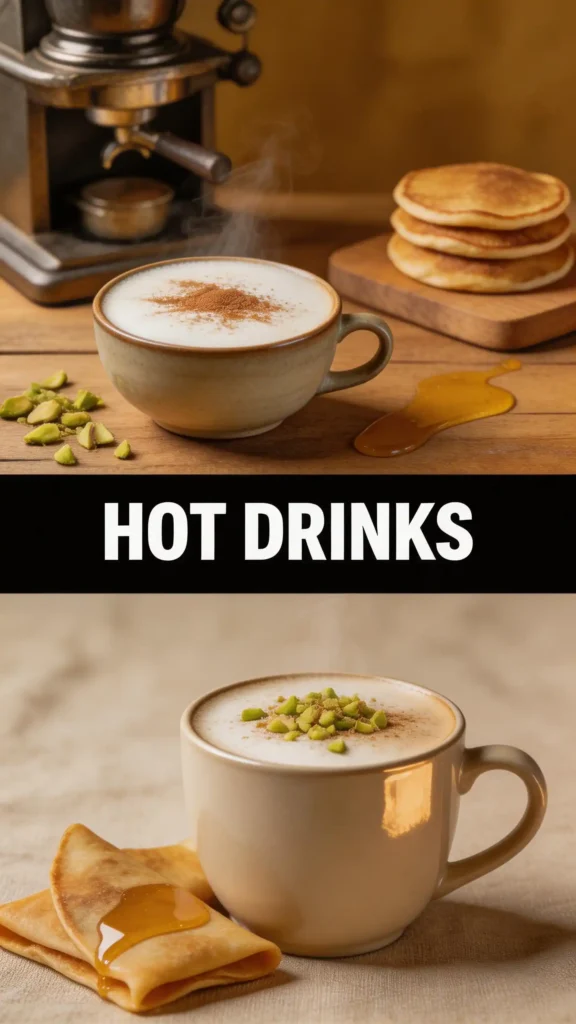 Atayef Pancake Latte