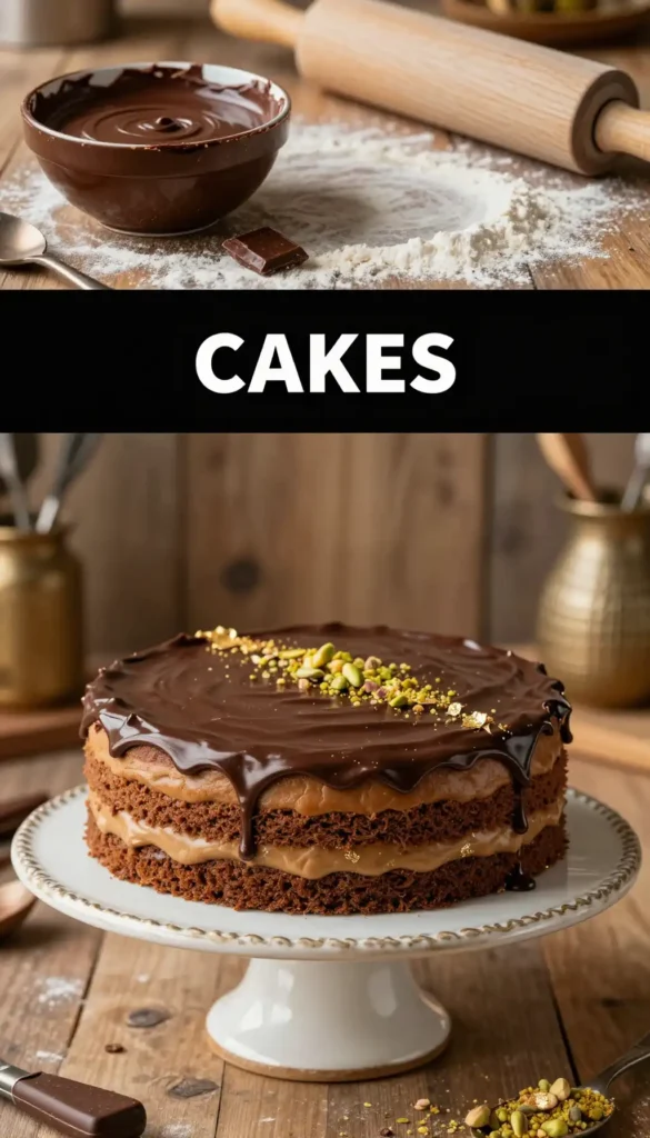 Austrian Imperial Torte with Marzipan and Chocolate