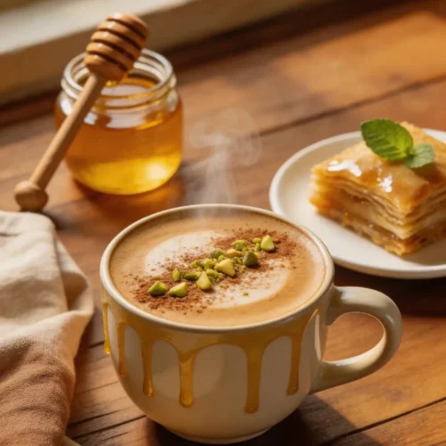 Easy Baklava Spice Latte Recipe - Middle Eastern Flavors