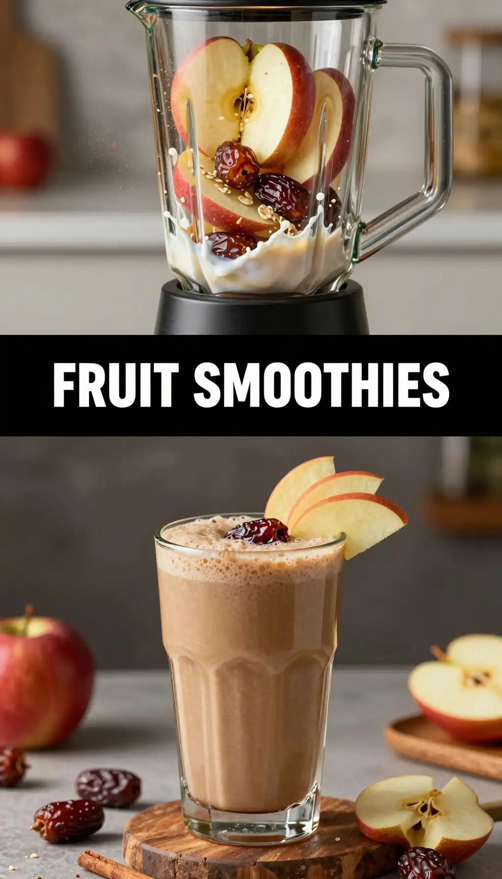 Baldwin Apple Date Smoothie pinterest pin