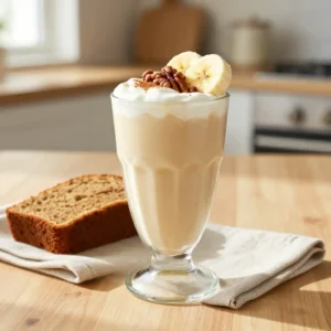 Healthy Banana Bread Protein Smoothie for Weight Loss