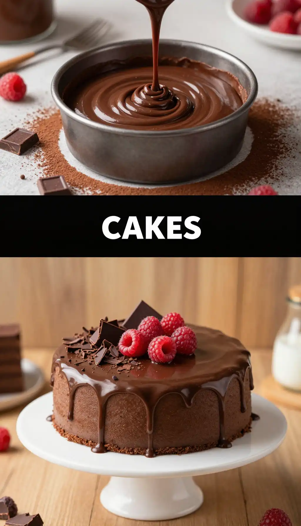 Belgian Chocolate Fudge Cake with Ganache Drip pinterest pin
