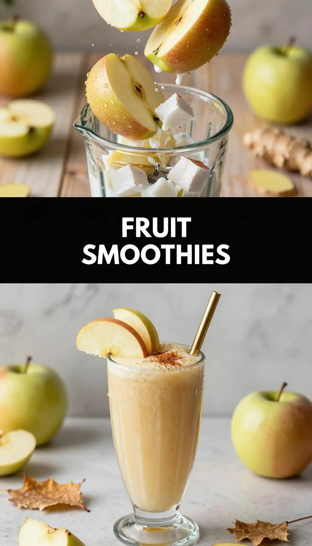 Belle de Boskoop Apple Smoothie pinterest pin