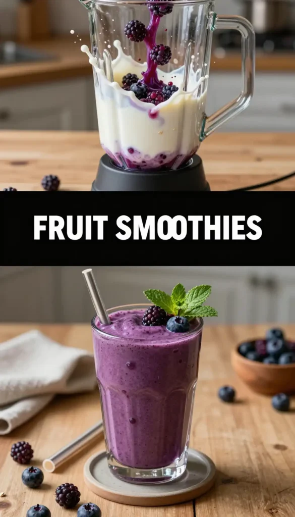 Bilberry Yogurt Smoothie