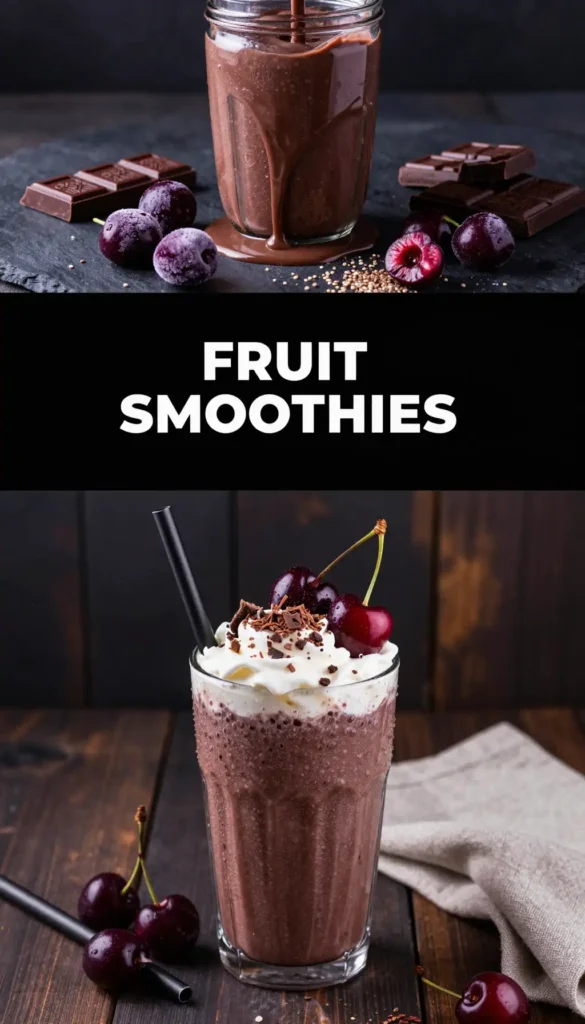 Bing Cherry Dark Chocolate Smoothie