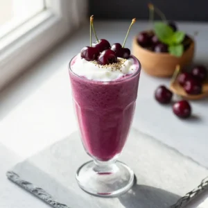 Dark Cherry Smoothie for Glowing Skin - Black Pearl