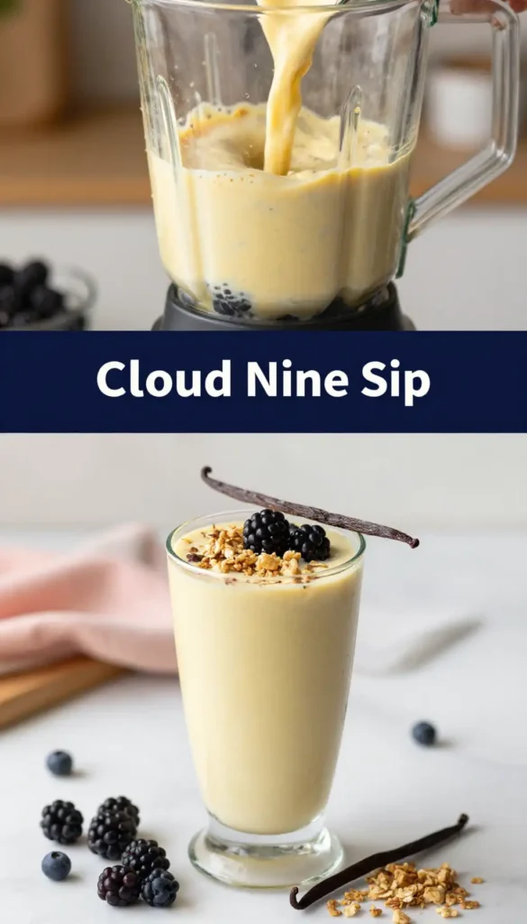Blackberry Vanilla Bean Cloud Smoothie