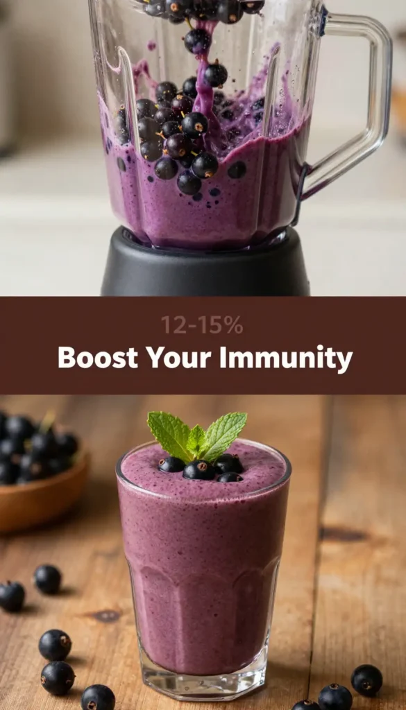 Blackcurrant Violet Smoothie