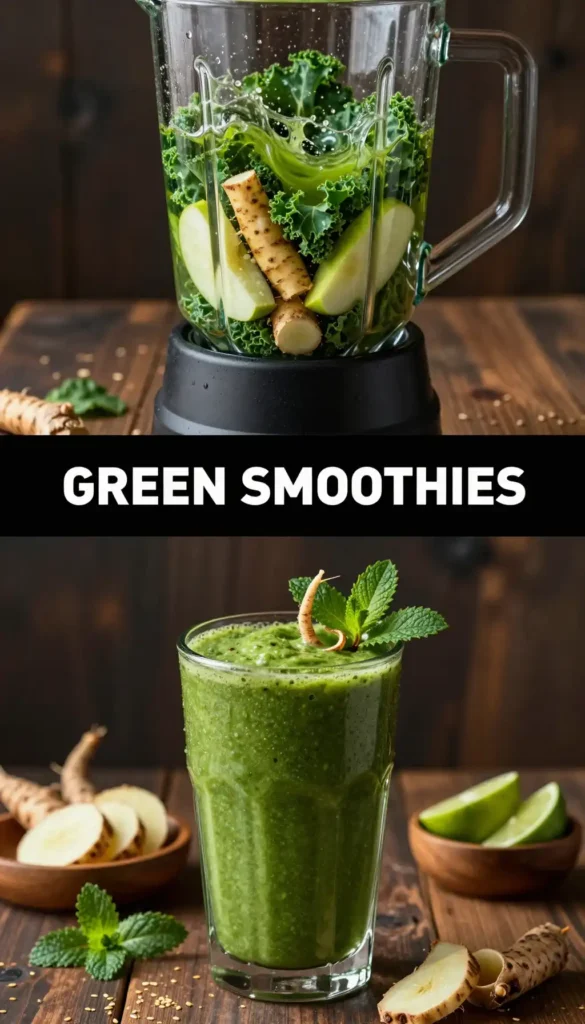 Burdock Root Green Smoothie