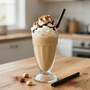 Healthy Butterfinger Protein Smoothie for Weight Loss