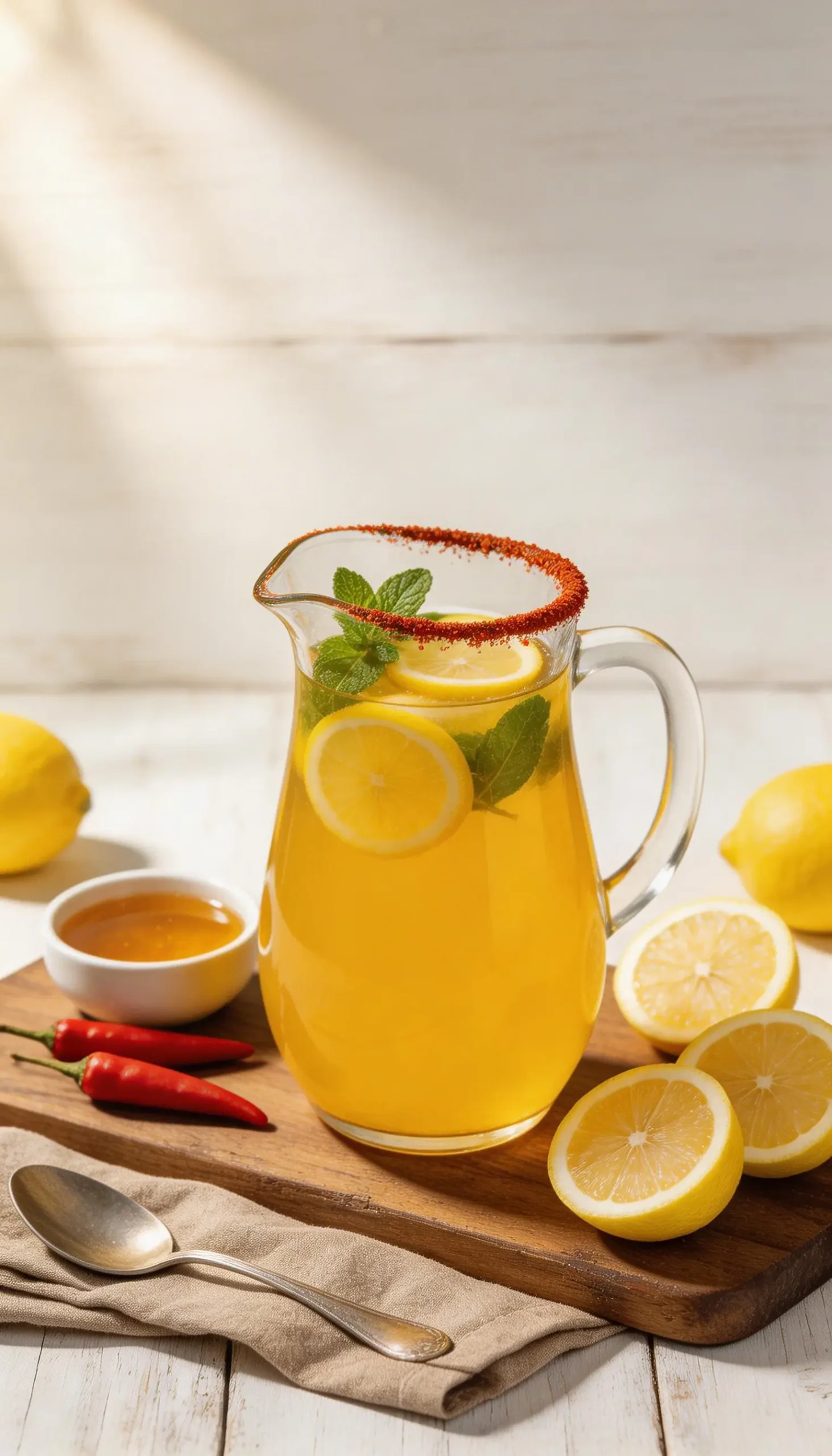 Cayenne Pepper Lemon Cleanse plated dish