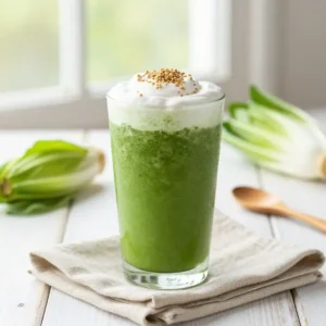 Chicory Root Green Smoothie for Gut Health
