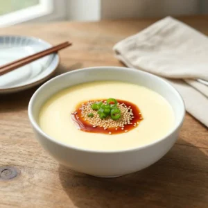 Savory Chinese Steamed Egg Custard Recipe